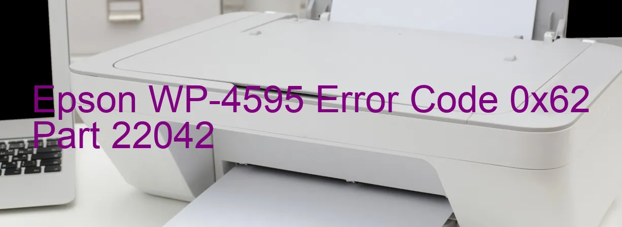 Epson WP-4595 Código de error 0x62