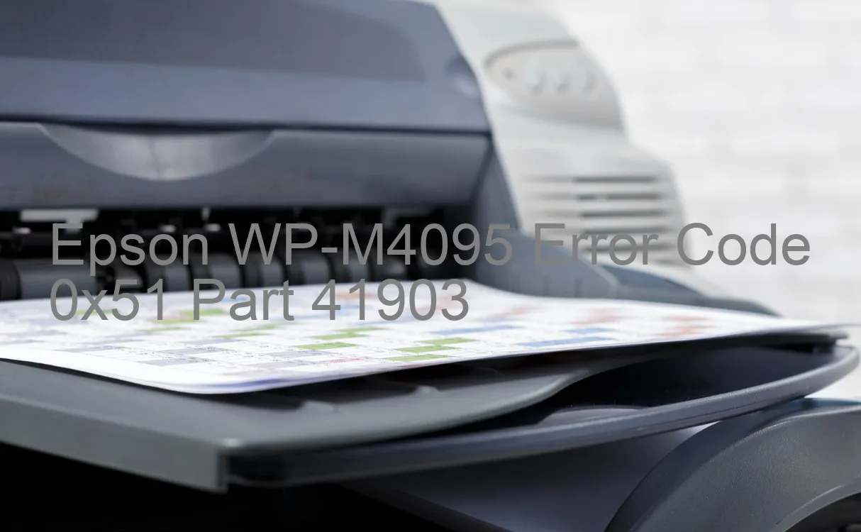 Epson WP-M4095 Código de error 0x51