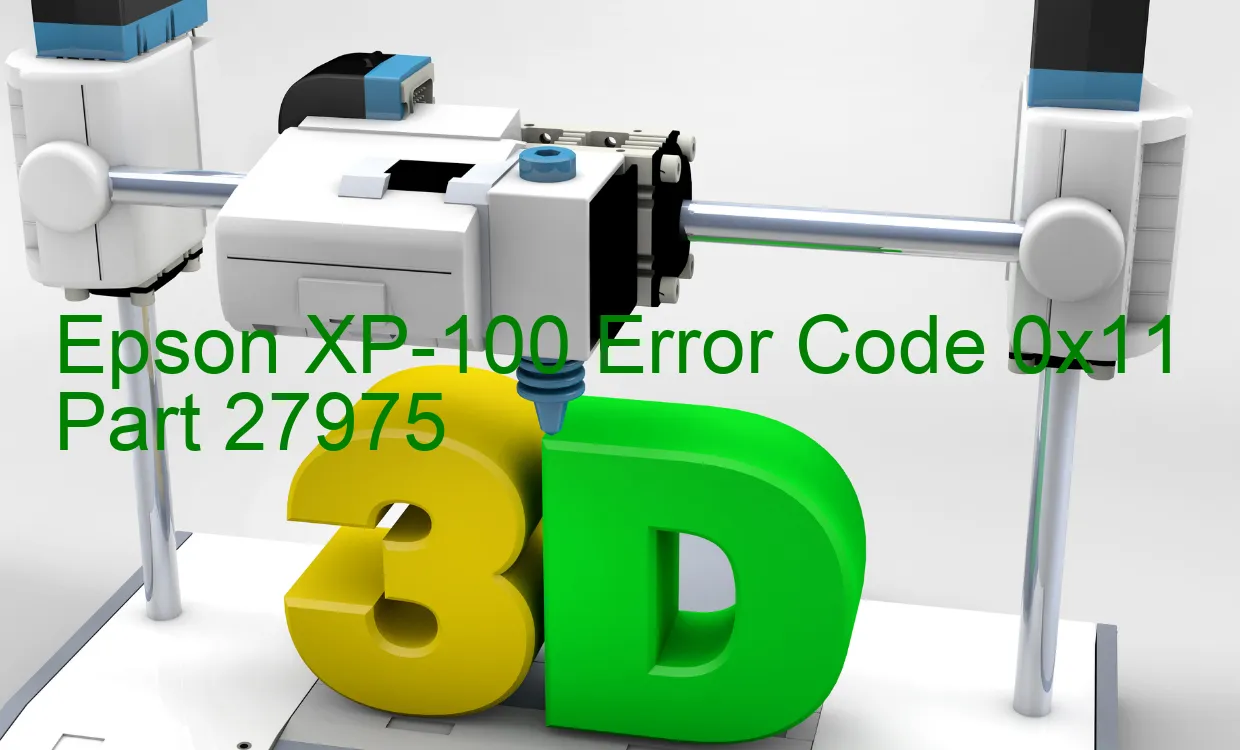 Epson XP-100 Código de error 0x11