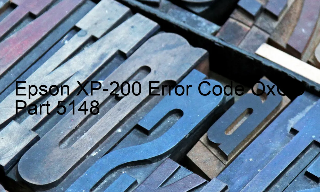 Epson XP-200 Código de error OxCO