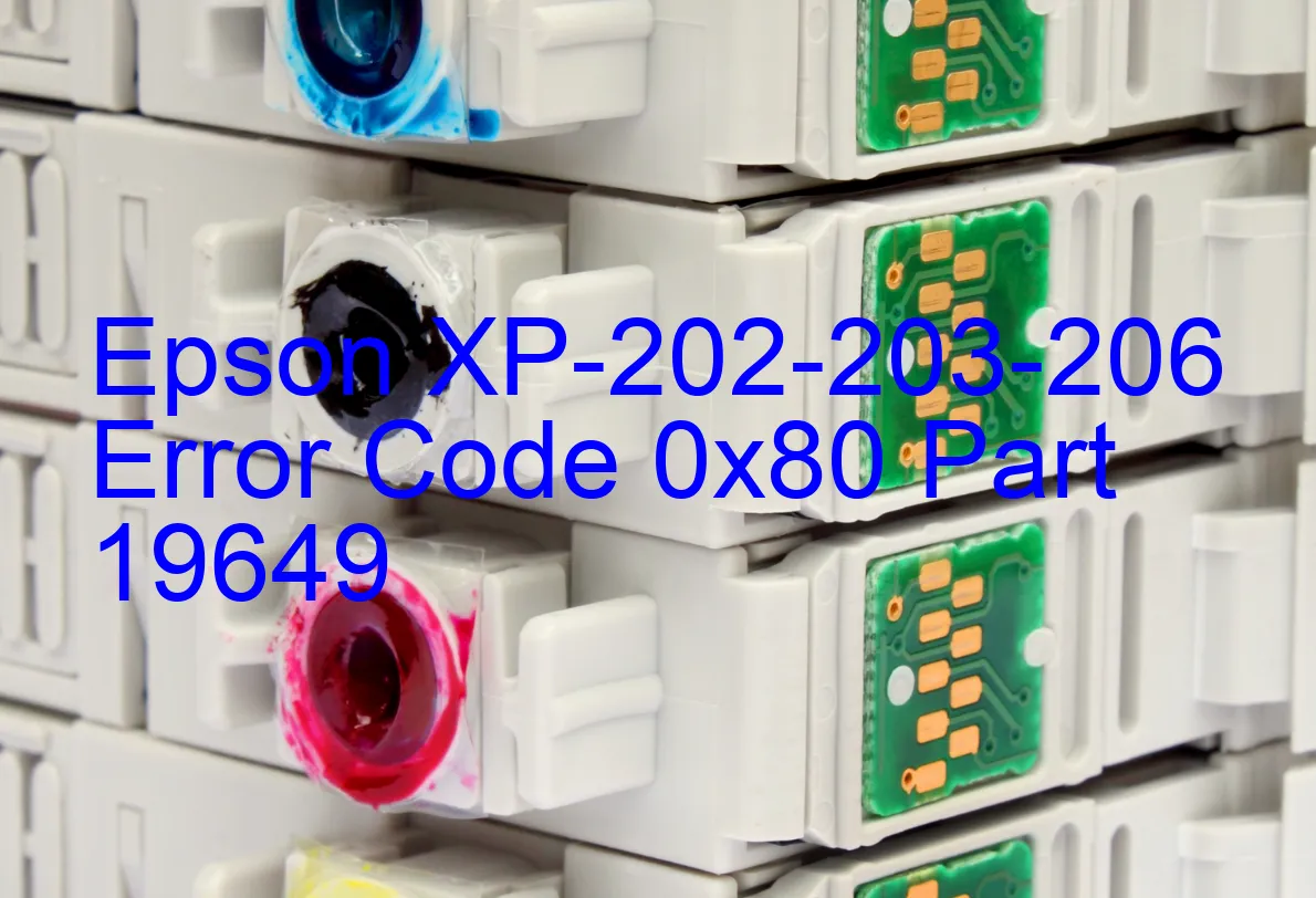 Epson XP-202-203-206 Código de error 0x80