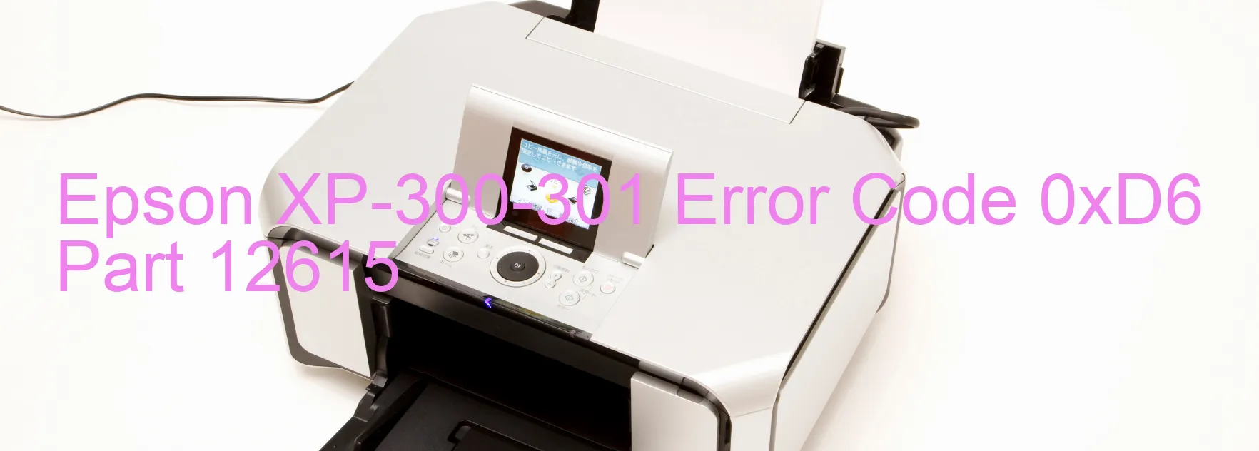 Epson XP-300-301 Código de error 0xD6