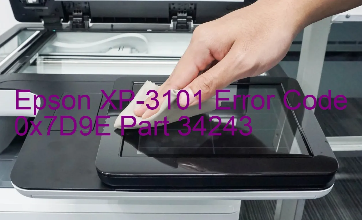 Epson XP-3101 Código de error 0x7D9E