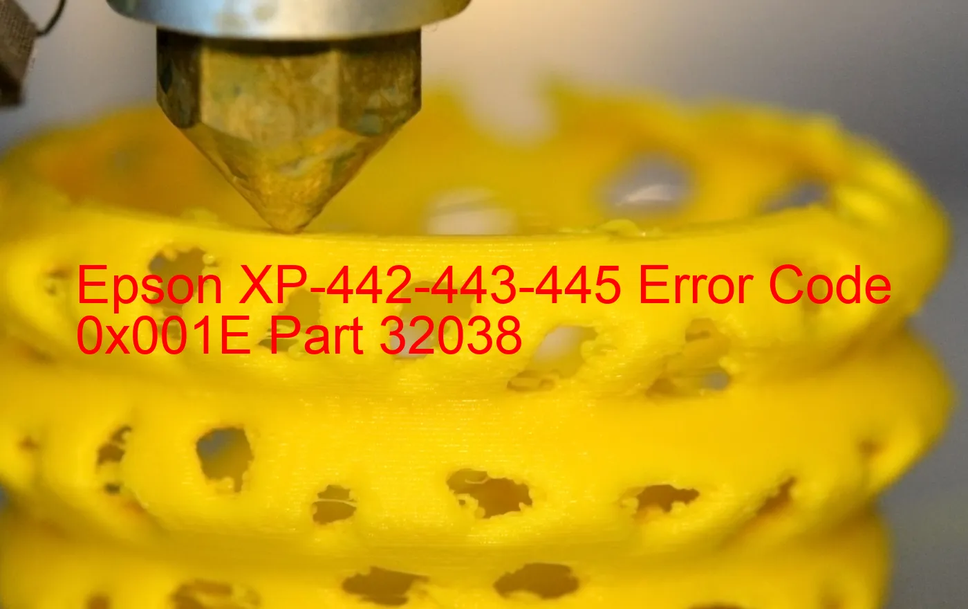 Epson XP-442-443-445 Código de error 0x001E