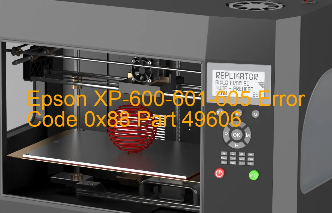 Epson XP-600-601-605 Código de error 0x88