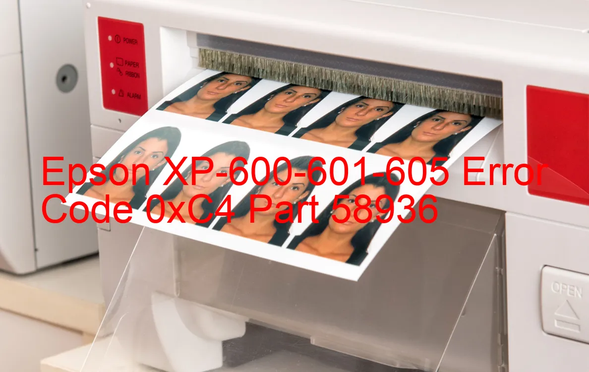 Epson XP-600-601-605 Código de error 0xC4