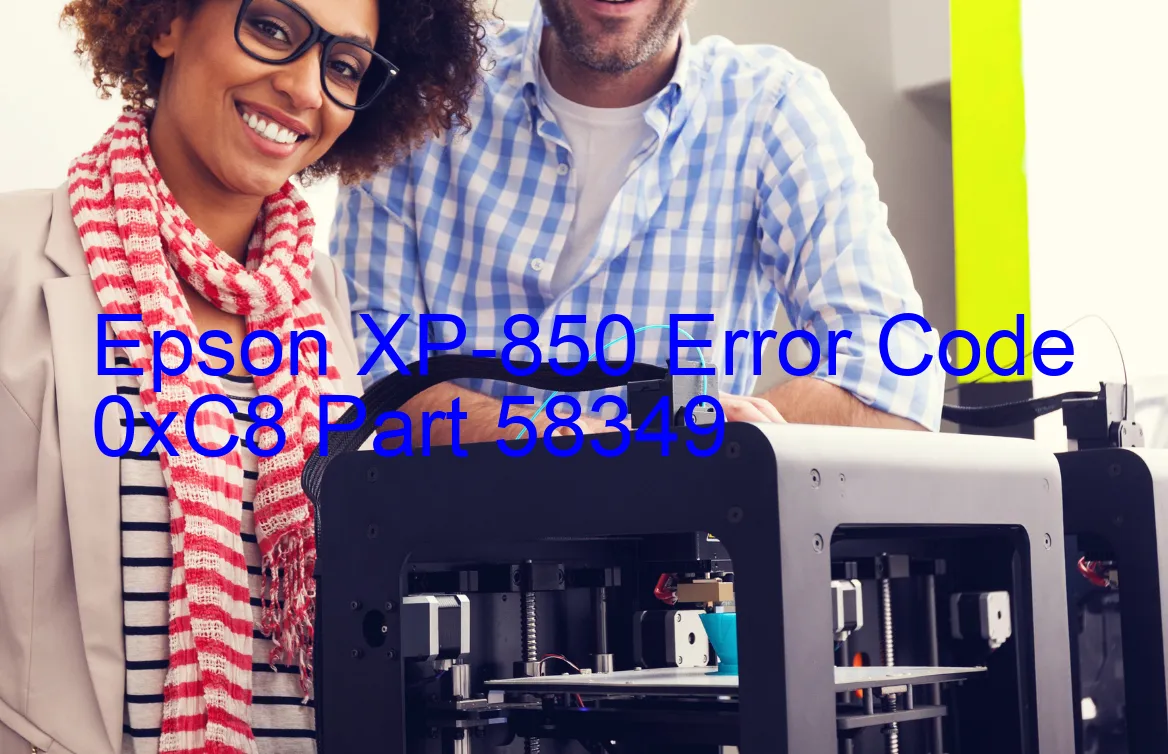 Epson XP-850 Código de error 0xC8