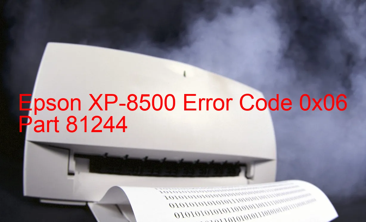 Epson XP-8500 Código de error 0x06