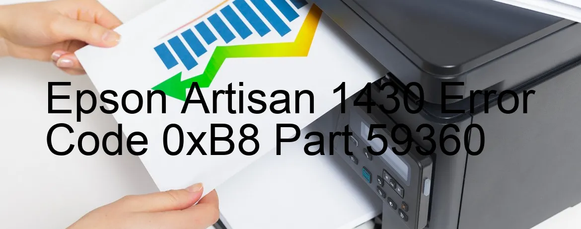 Epson Artisan 1430 Código de error 0xB8