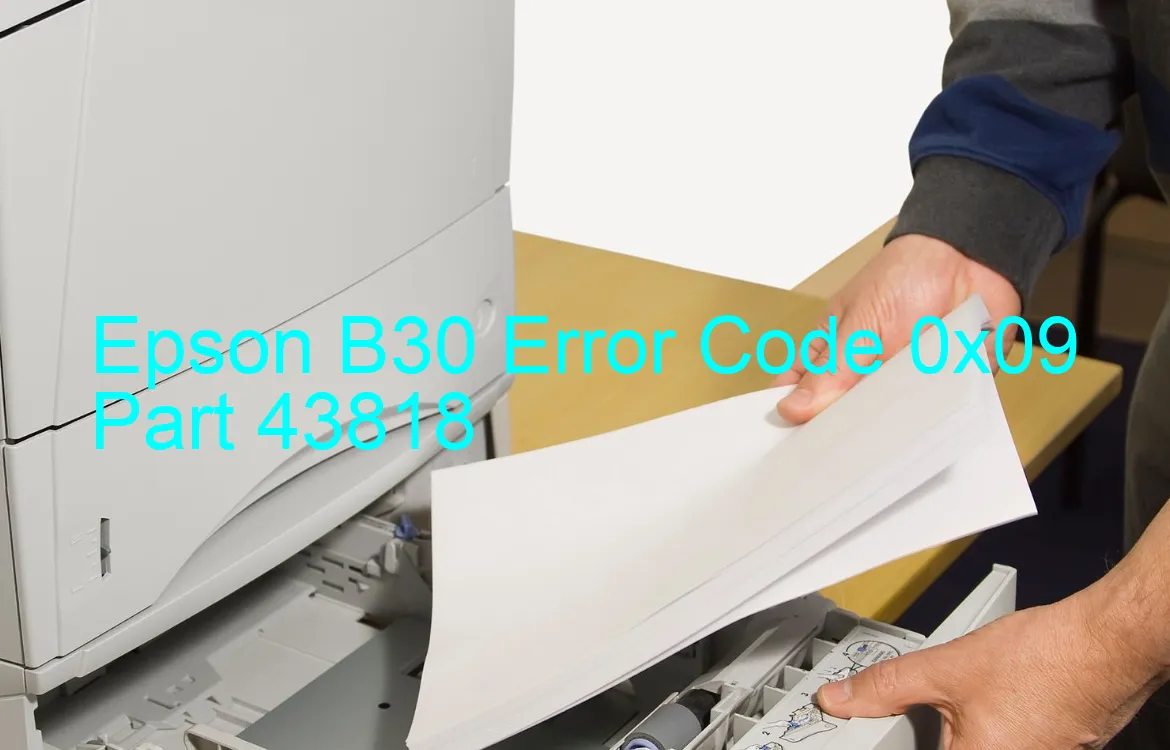 Epson B30 Código de error 0x09