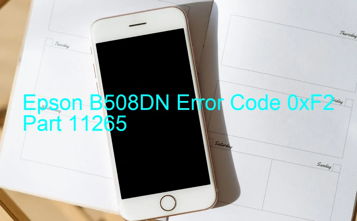 Epson B508DN Código de error 0xF2