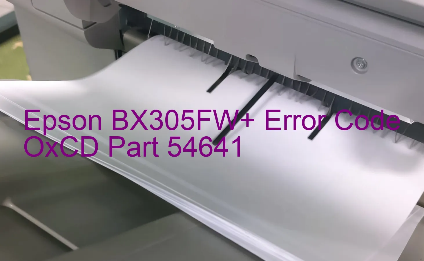 Epson BX305FW+ Código de error OxCD