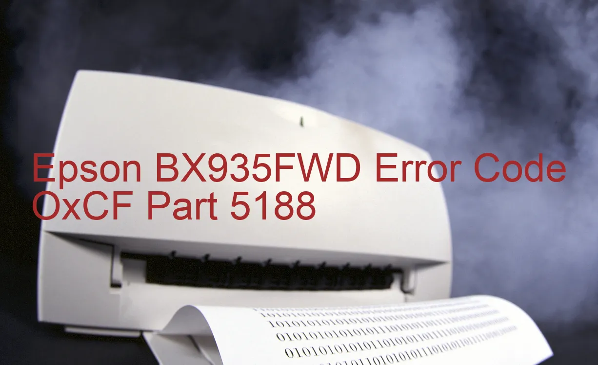 Epson BX935FWD Código de error OxCF