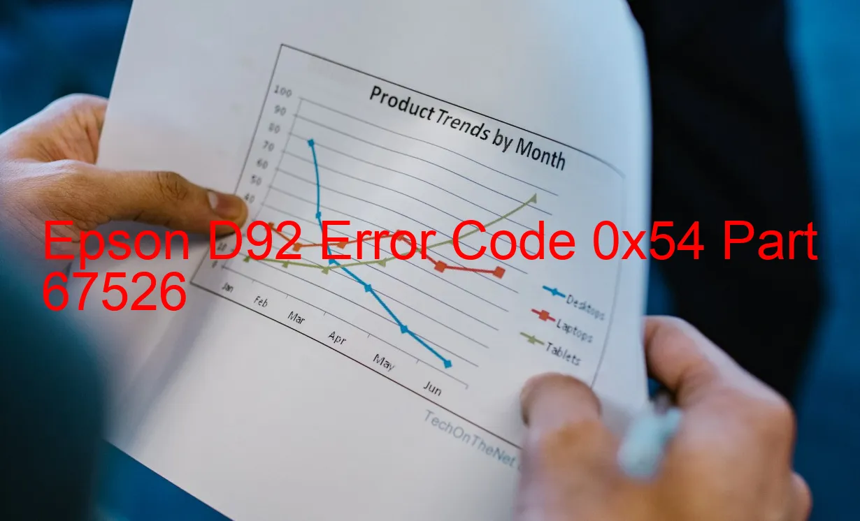 Epson D92 Código de error 0x54