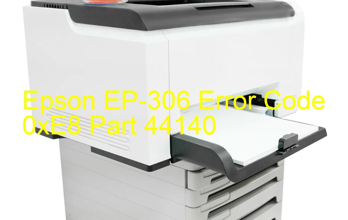 Epson EP-306 Código de error 0xE8