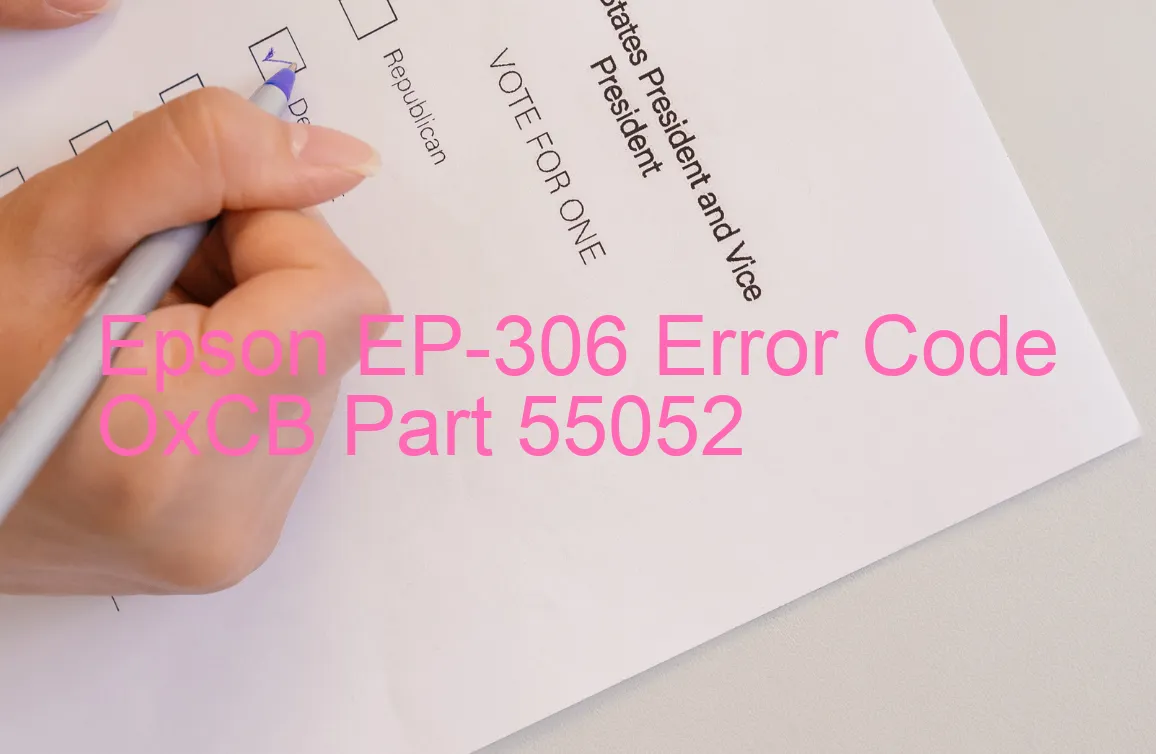 Epson EP-306 Código de error OxCB