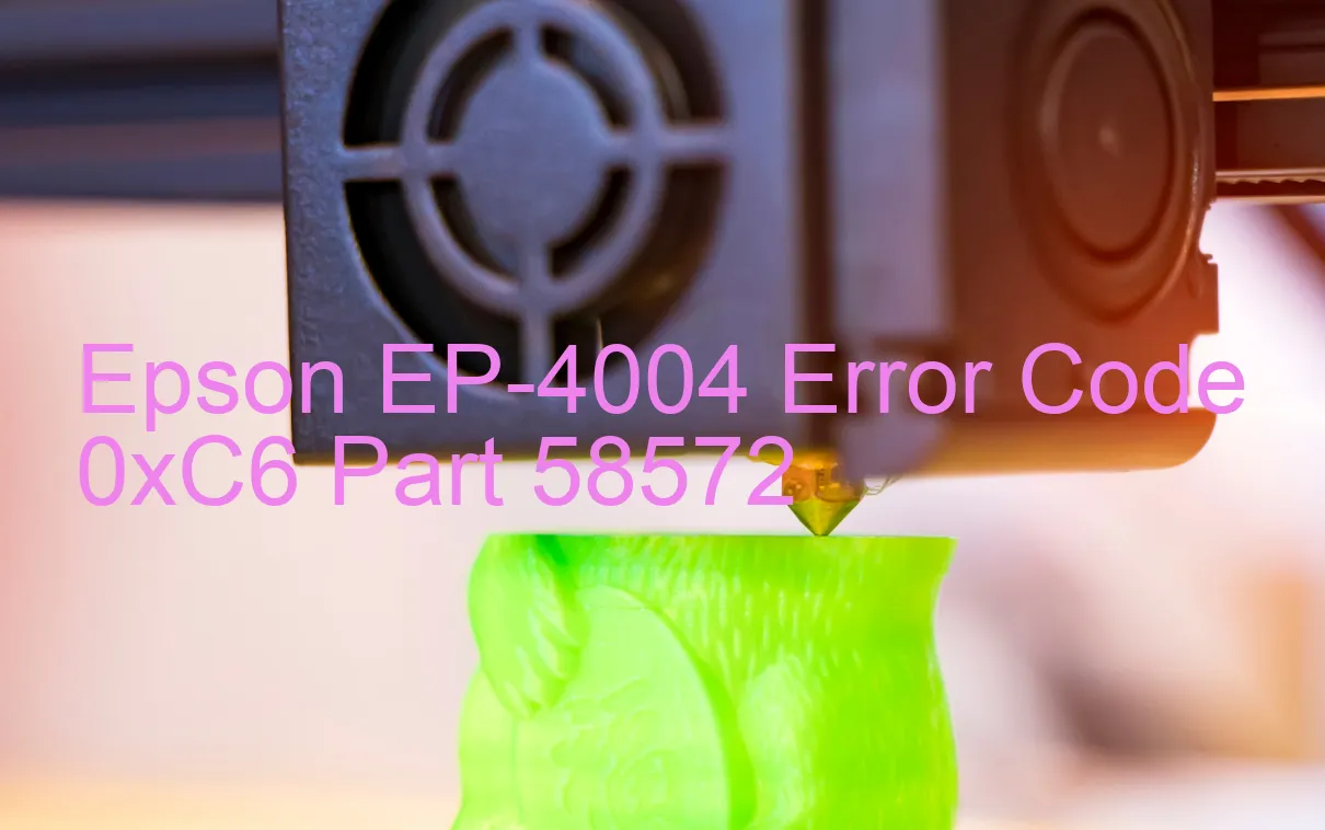 Epson EP-4004 Código de error 0xC6