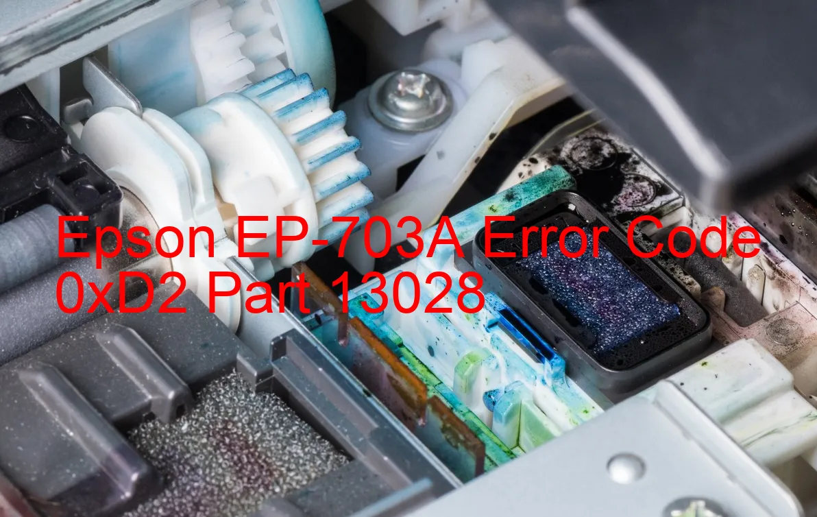 Epson EP-703A Código de error 0xD2