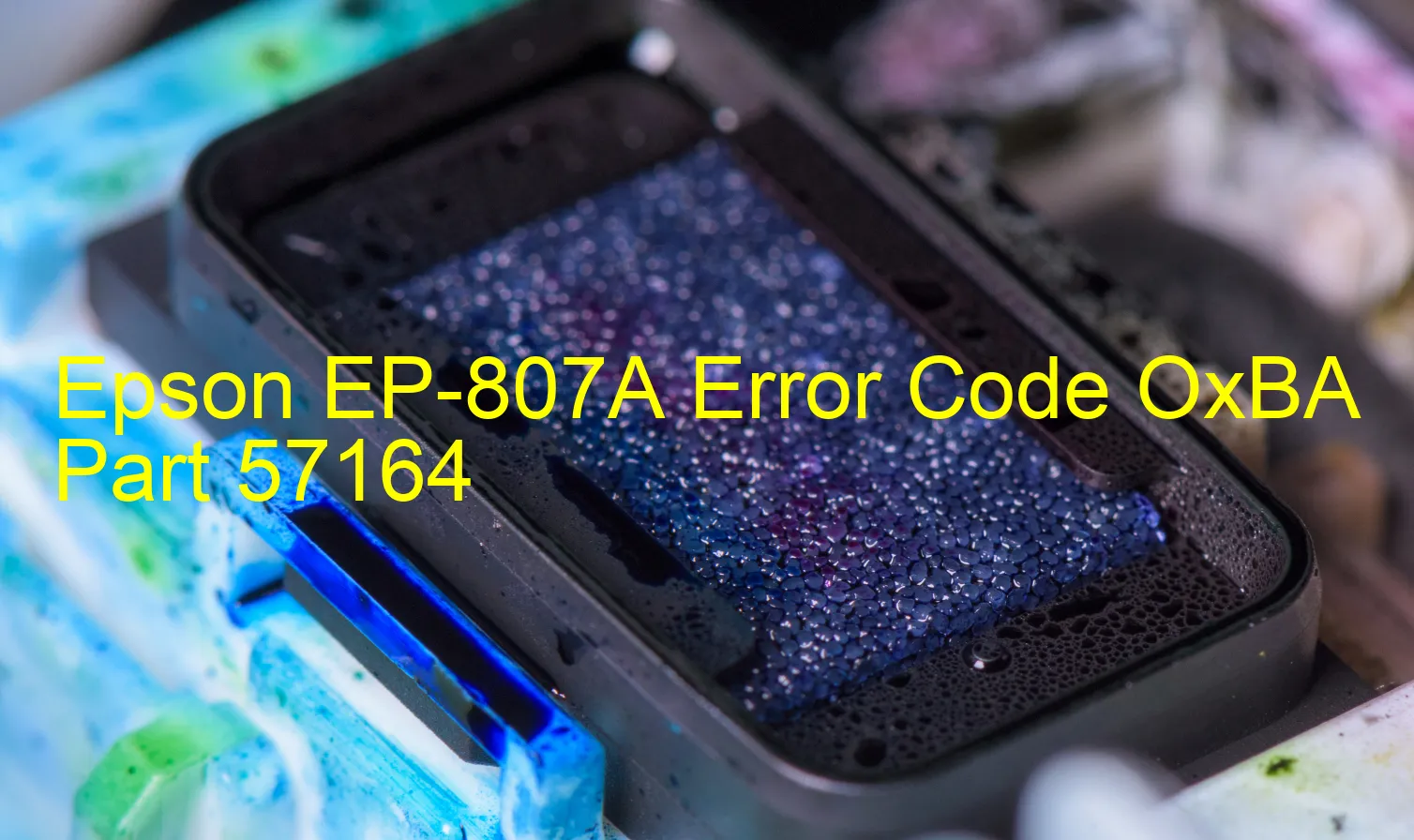 Epson EP-807A Código de error OxBA