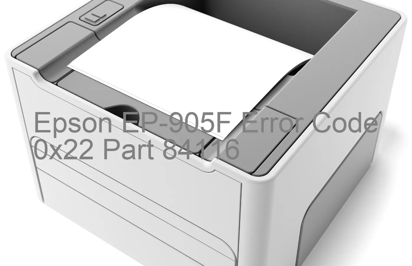 Epson EP-905F Código de error 0x22