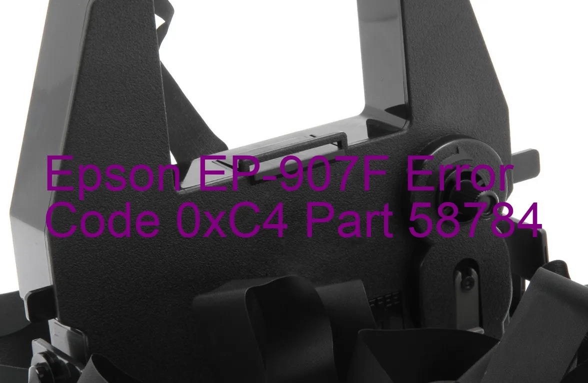 Epson EP-907F Código de error 0xC4