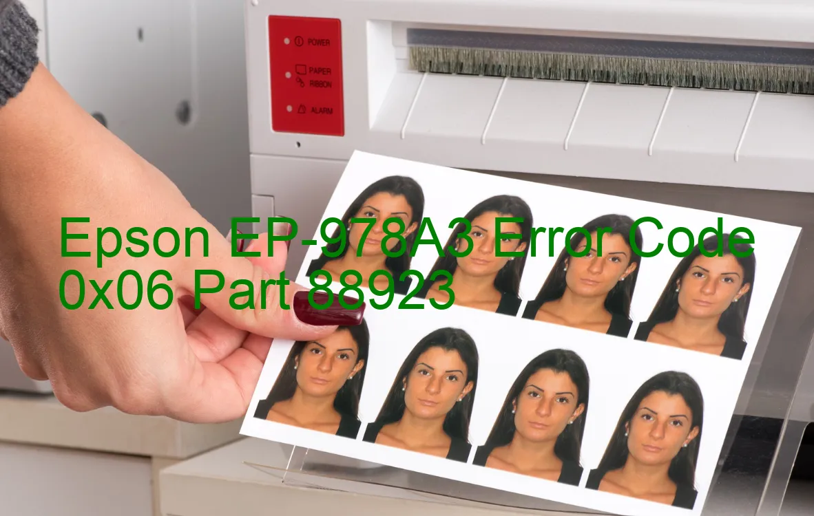 Epson EP-978A3 Código de error 0x06