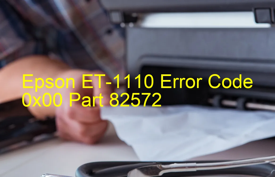 Epson ET-1110 Código de error 0x00