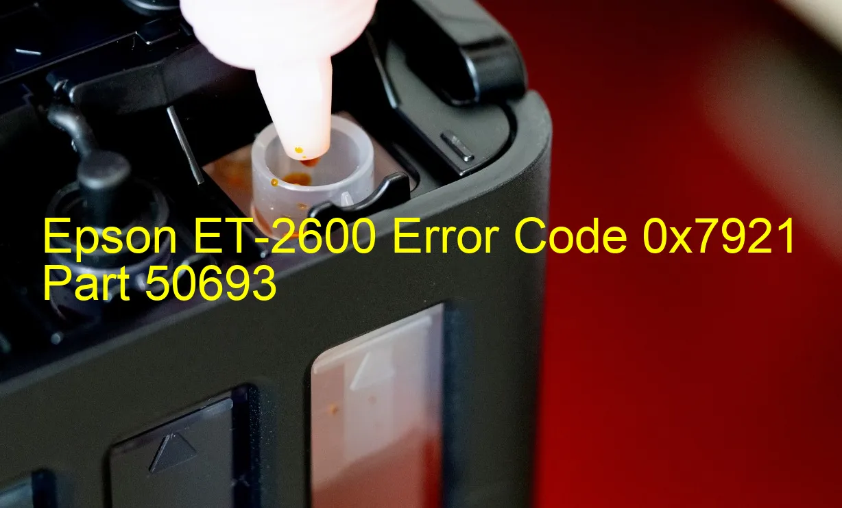 Epson ET-2600 Código de error 0x7921