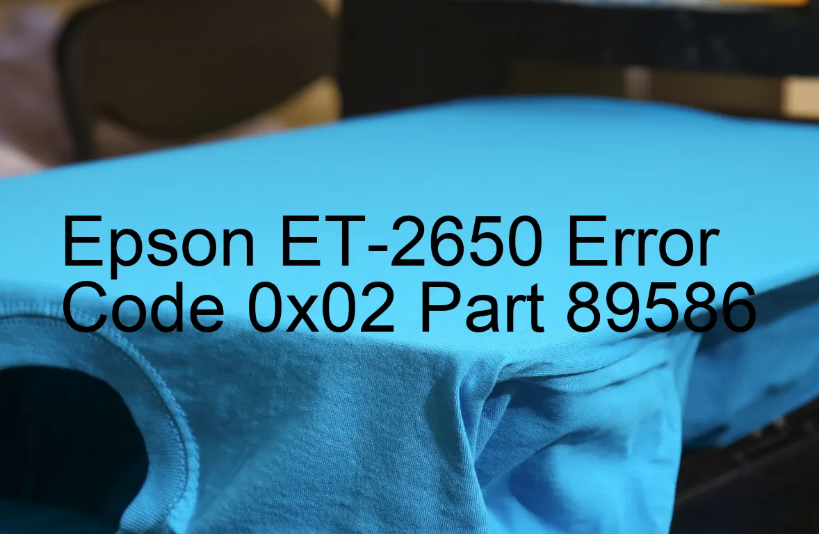 Epson ET-2650 Código de error 0x02