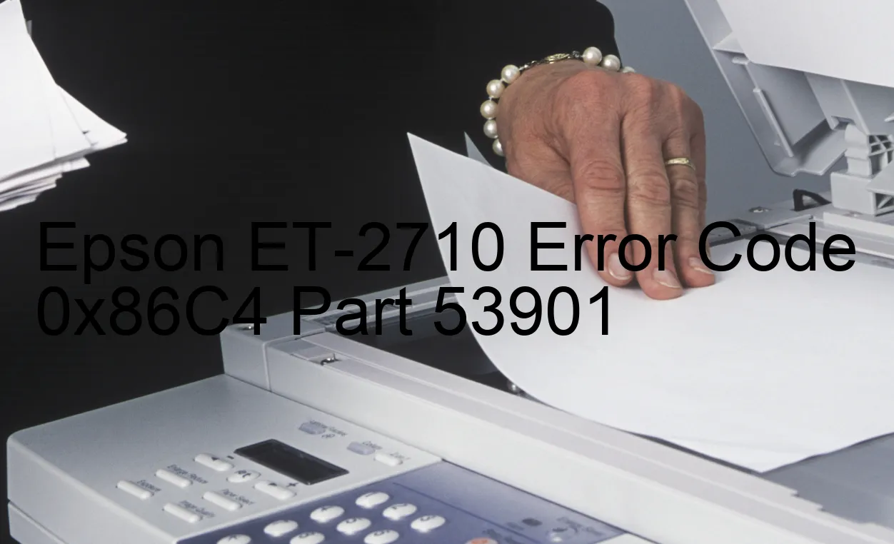 Epson ET-2710 Código de error 0x86C4