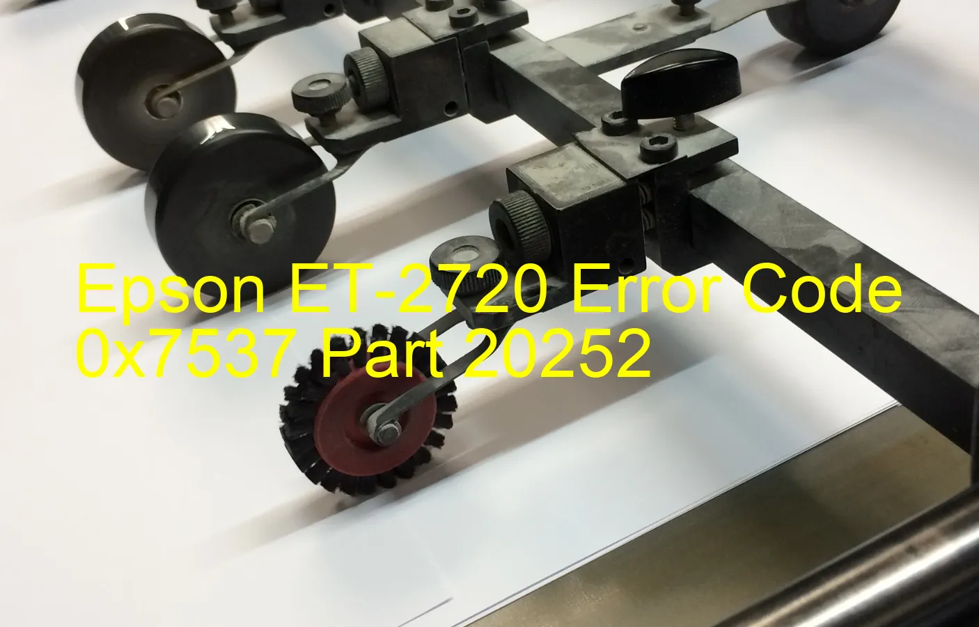 Epson ET-2720 Código de error 0x7537