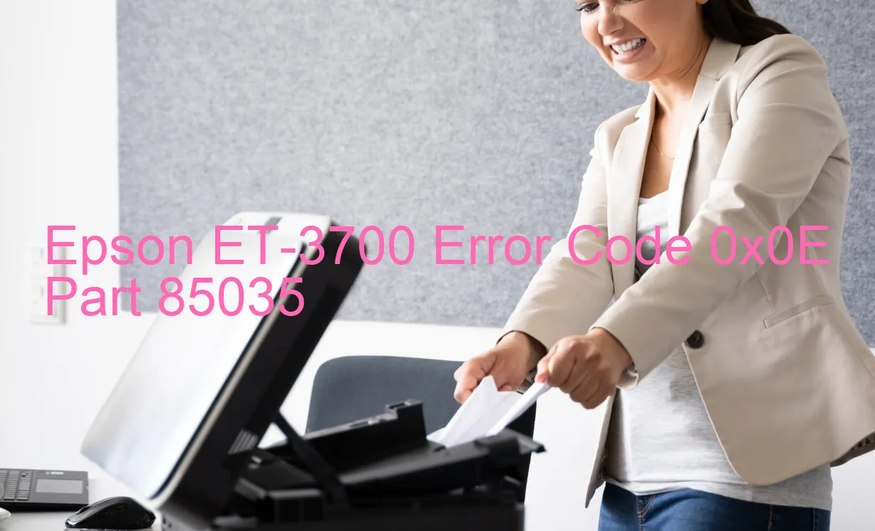 Epson ET-3700 Código de error 0x0E