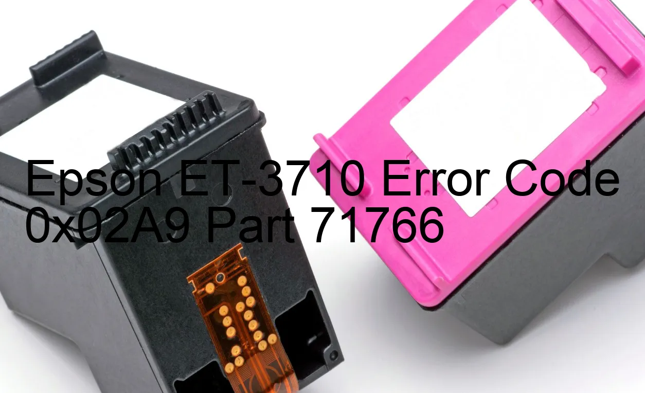 Epson ET-3710 Código de error 0x02A9