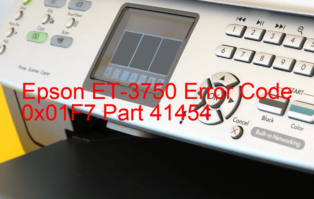 Epson ET-3750 Código de error 0x01F7