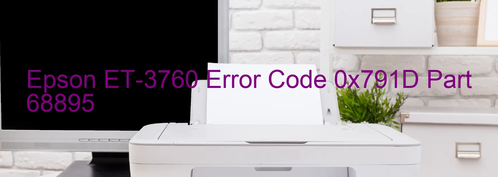 Epson ET-3760 Código de error 0x791D