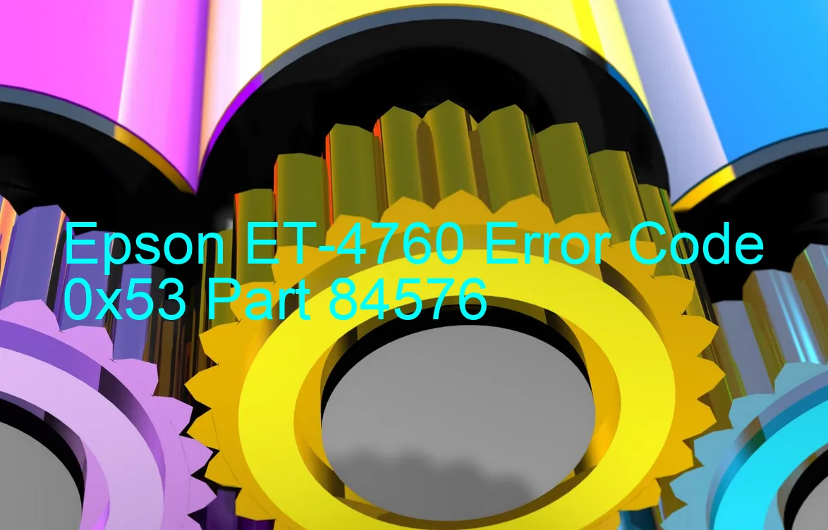 Epson ET-4760 Código de error 0x53