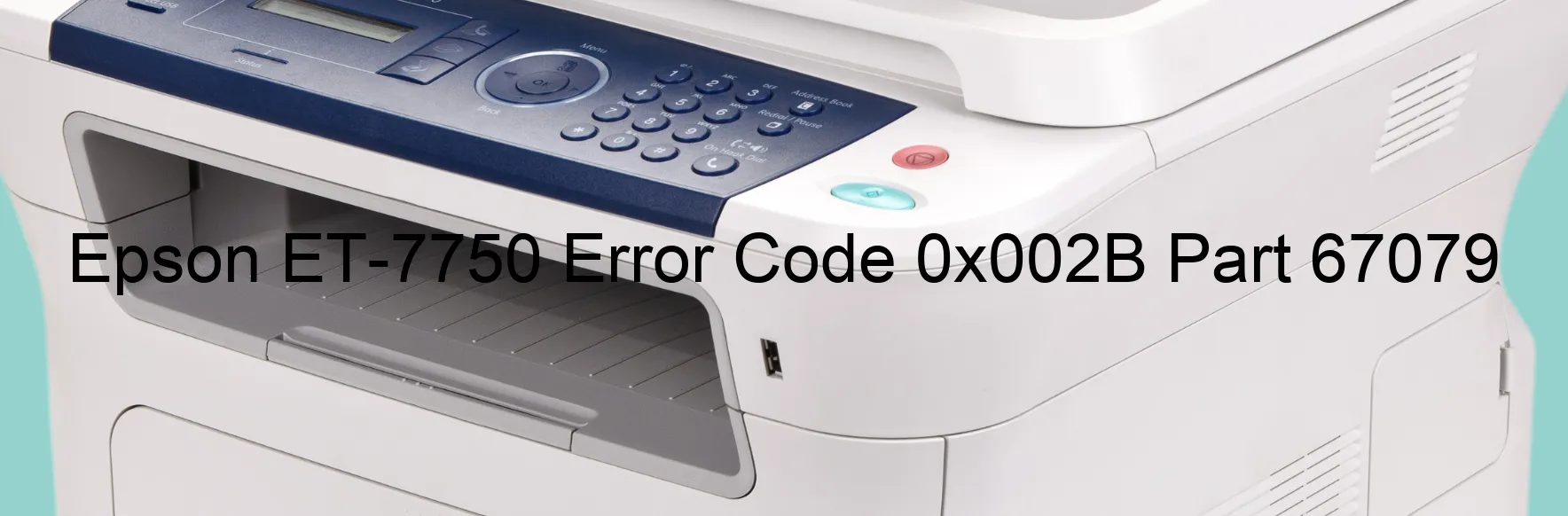 Epson ET-7750 Código de error 0x002B