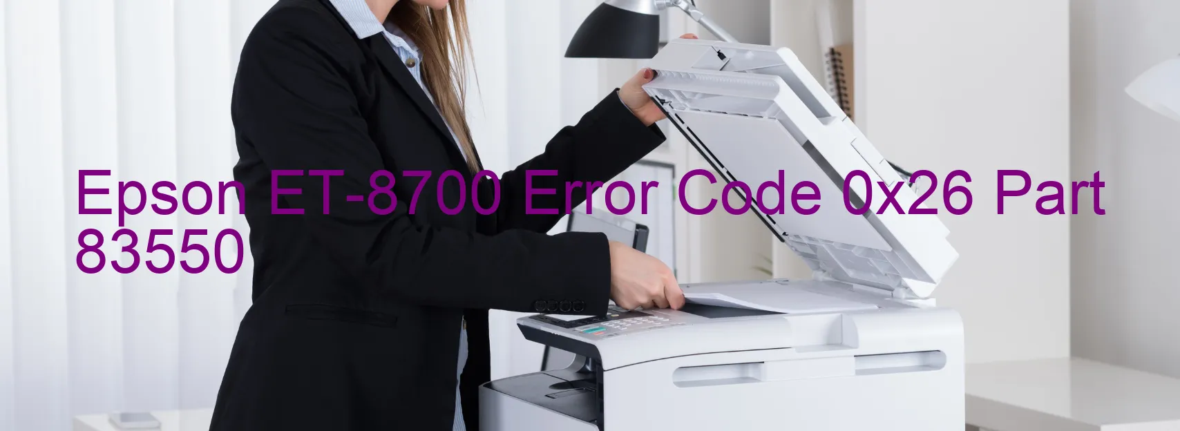 Epson ET-8700 Código de error 0x26