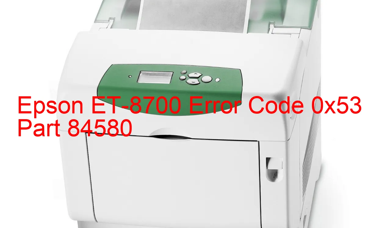 Epson ET-8700 Código de error 0x53