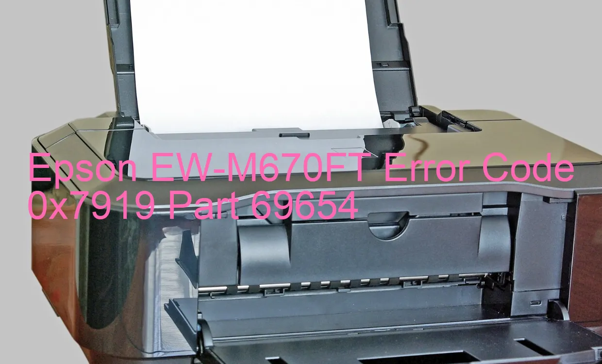 Epson EW-M670FT Código de error 0x7919