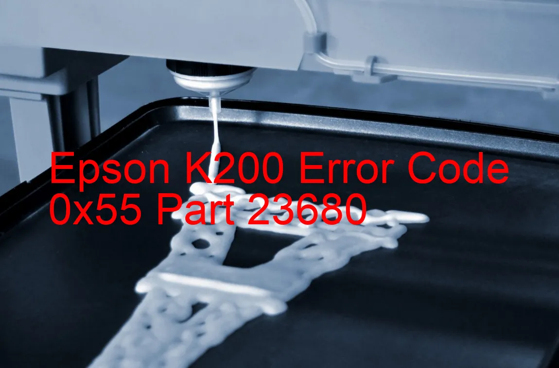 Epson K200 Código de error 0x55