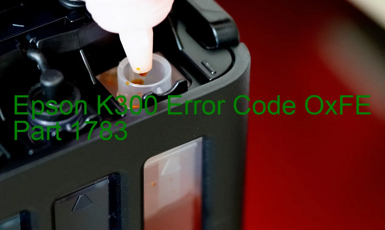 Epson K300 Código de error OxFE