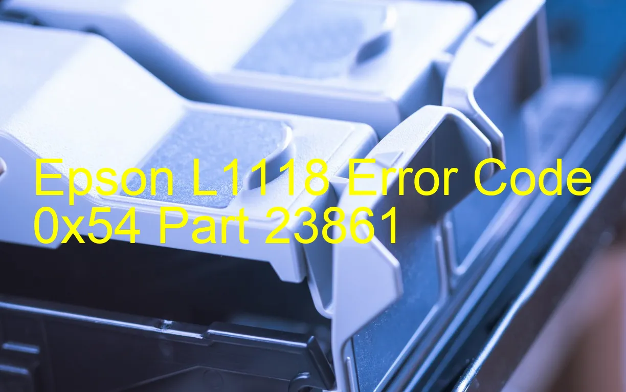 Epson L1118 Código de error 0x54