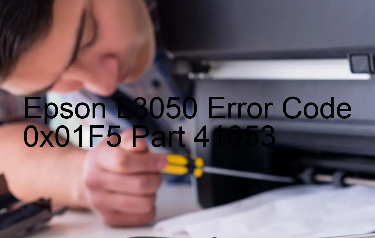 Epson L3050 Código de error 0x01F5