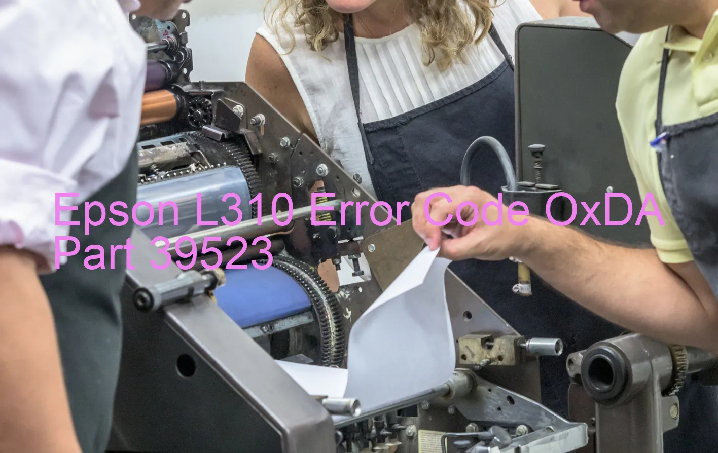 Epson L310 Código de error OxDA