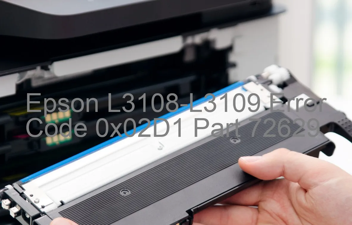 Epson L3108-L3109 Código de error 0x02D1