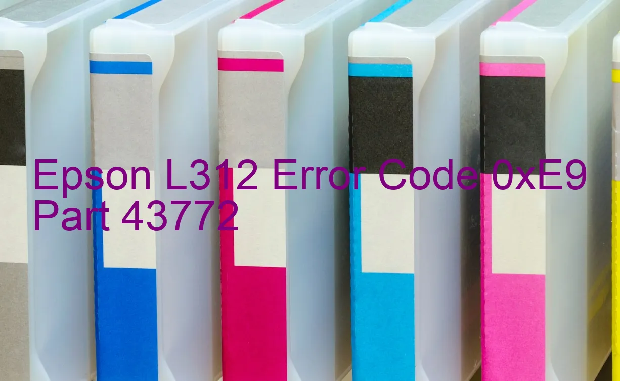 Epson L312 Código de error 0xE9