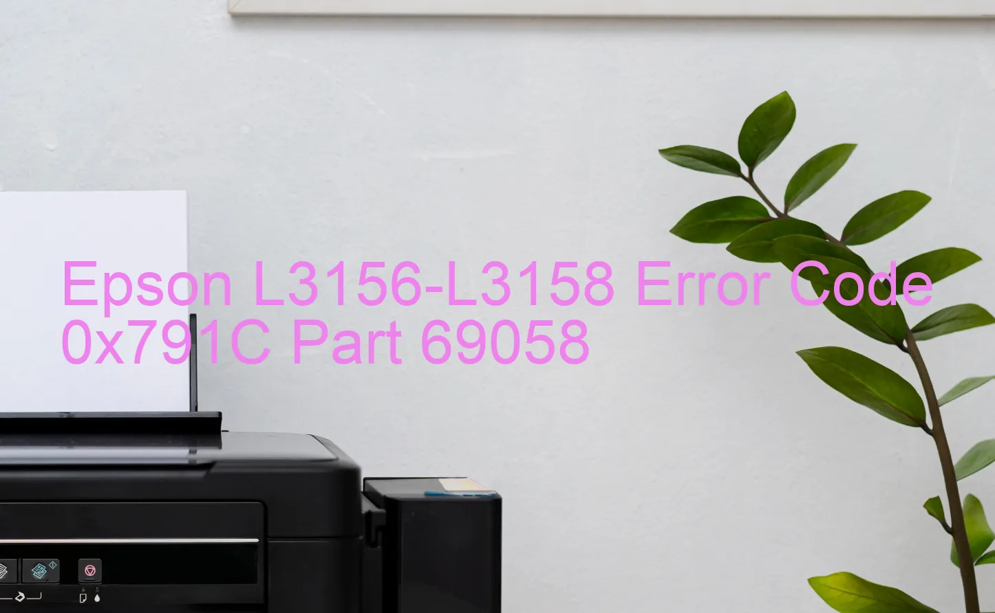 Epson L3156-L3158 Código de error 0x791C