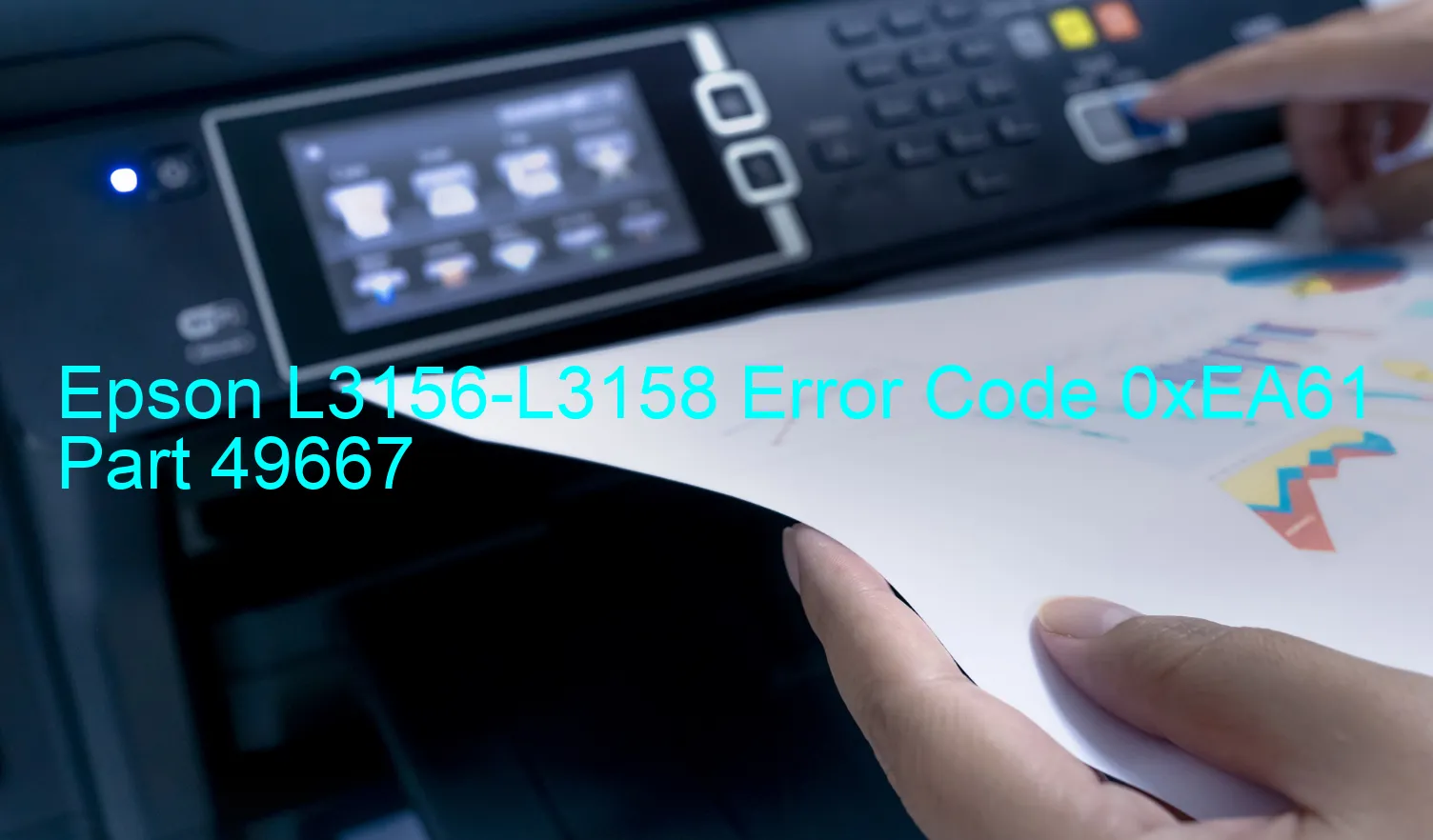 Epson L3156-L3158 Código de error 0xEA61