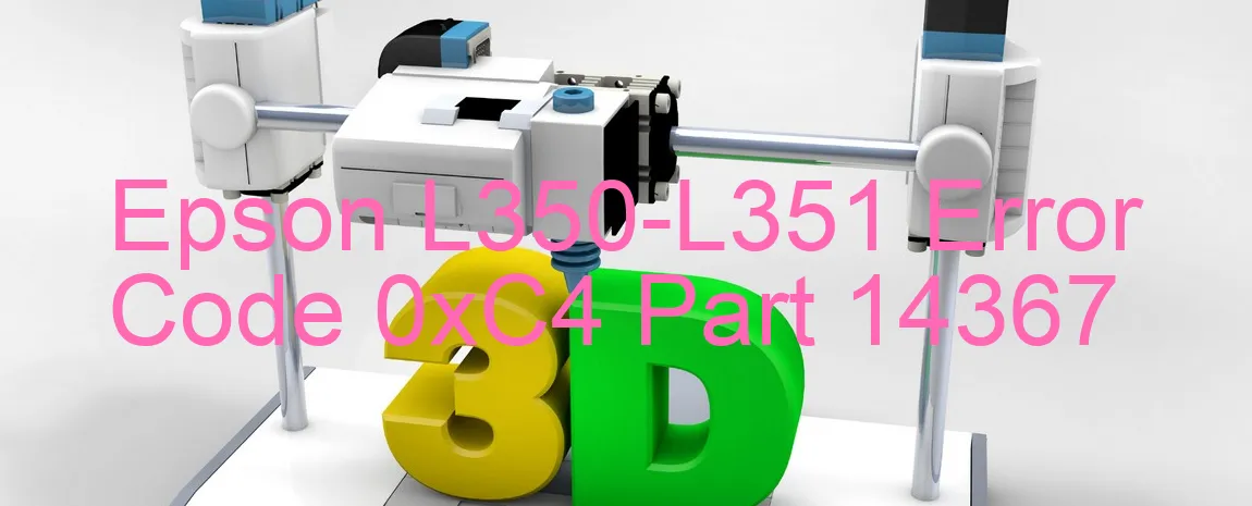 Epson L350-L351 Código de error 0xC4